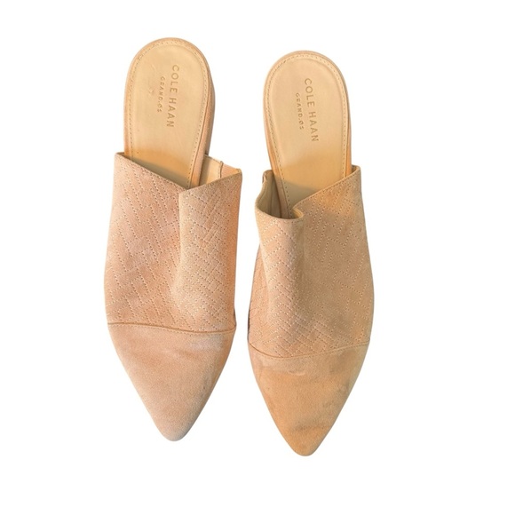 Cole Haan - Women's Tan Point Toe Slip-On Shoes Sz 9 - Picture 1 of 9